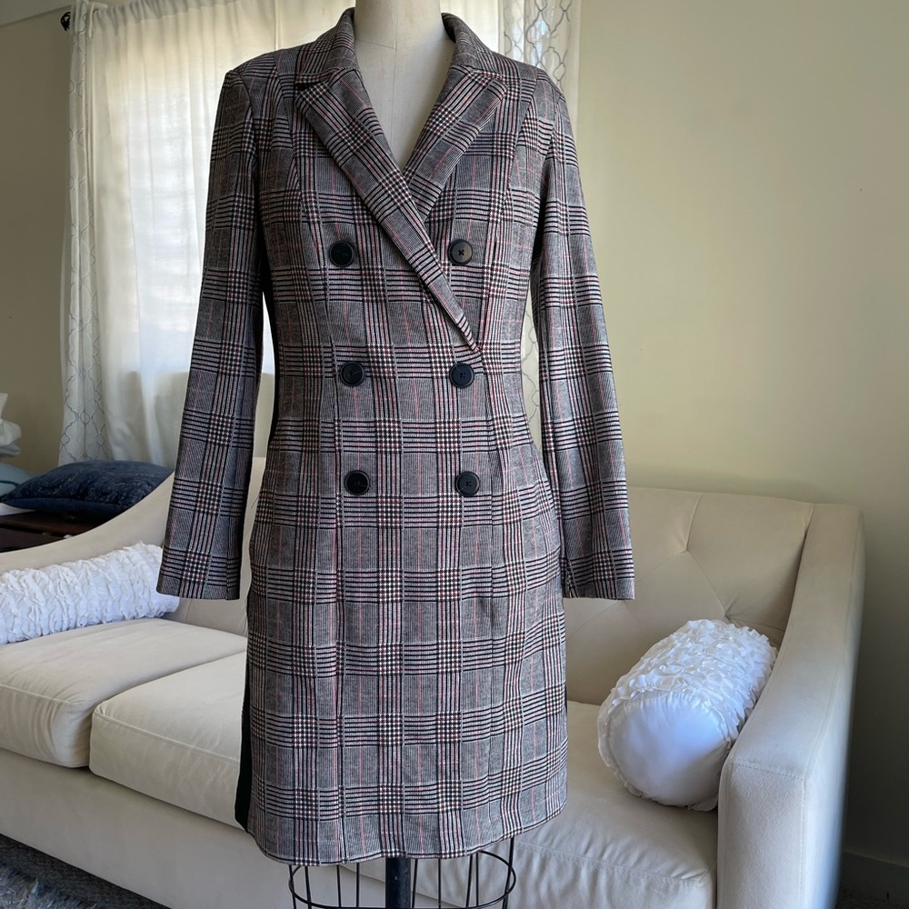 Plaid Suit minidress